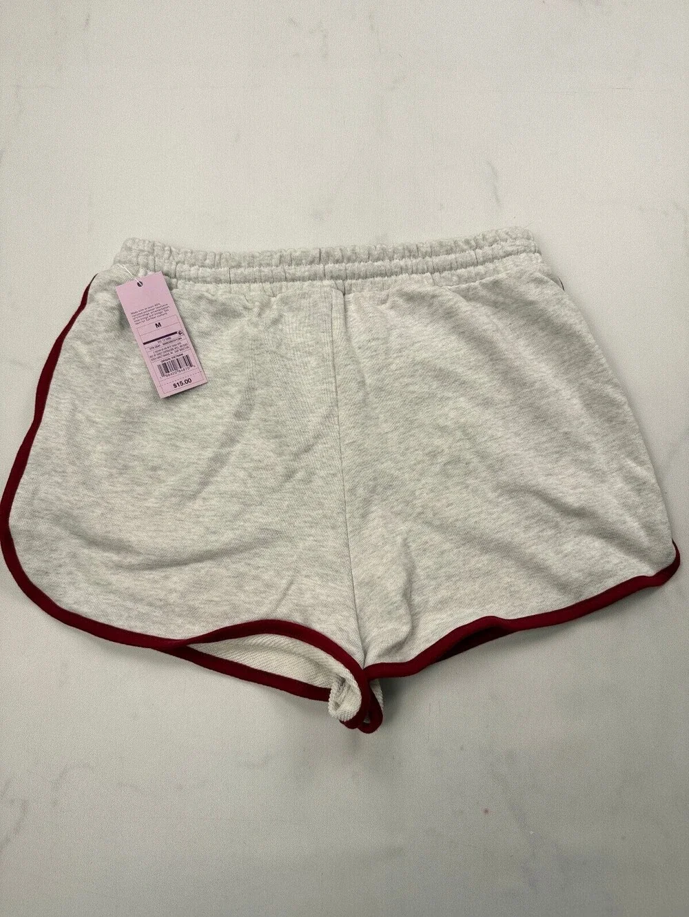 Wild Fable Athletic Shorts Cream Modern Sporty Cropped - Womens M